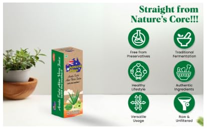 Mallika Amla Tulsi Aloe Vera Juice (with Mother) - 500Ml