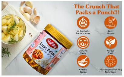 Mallika Garlic Pickle - 500G
