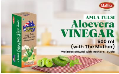 Mallika Amla Tulsi Aloe Vera Juice (with Mother) - 500Ml