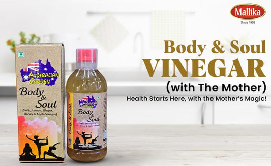 Mallika Body & Soul (Garlic, Lemon, Ginger, Honey & Apple Vinegar) with Mother - 500Ml