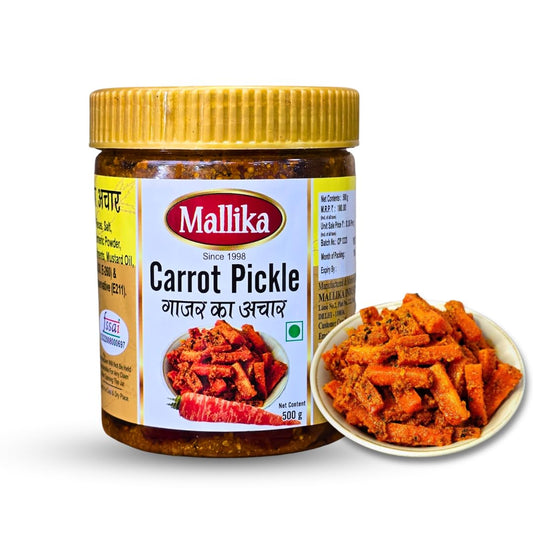 Mallika Carrot Pickle - 500G