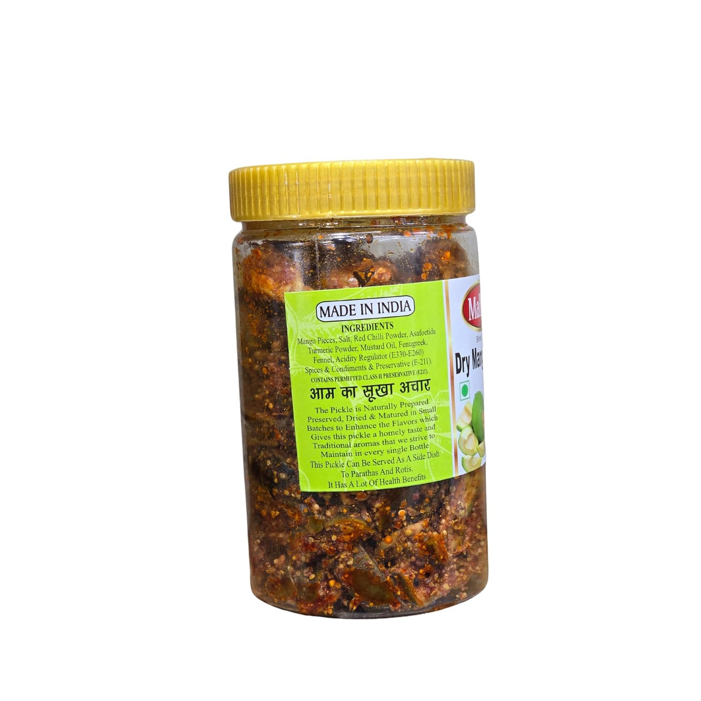 Mallika Dry Mango Pickle - 500G