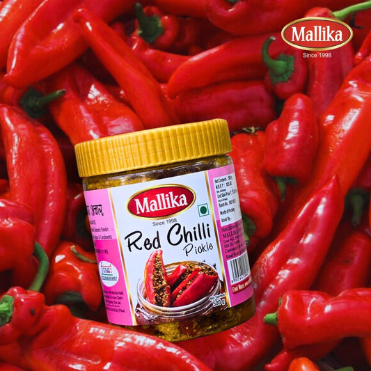 Mallika Red Chilli Pickle - 500G