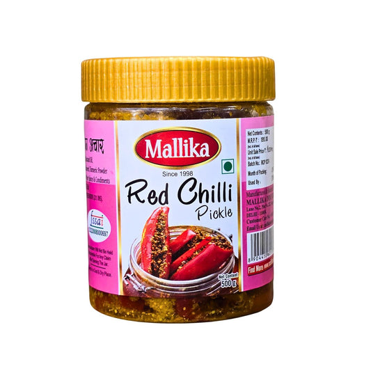 Mallika Red Chilli Pickle - 500G