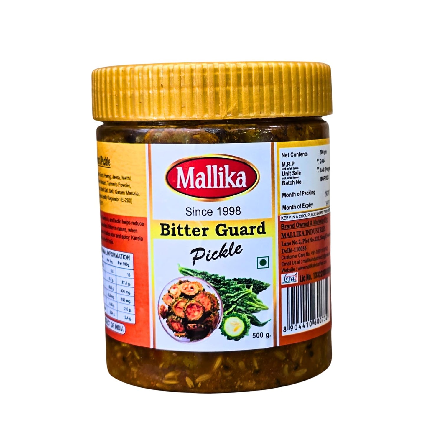Mallika Karela Pickle - 500G