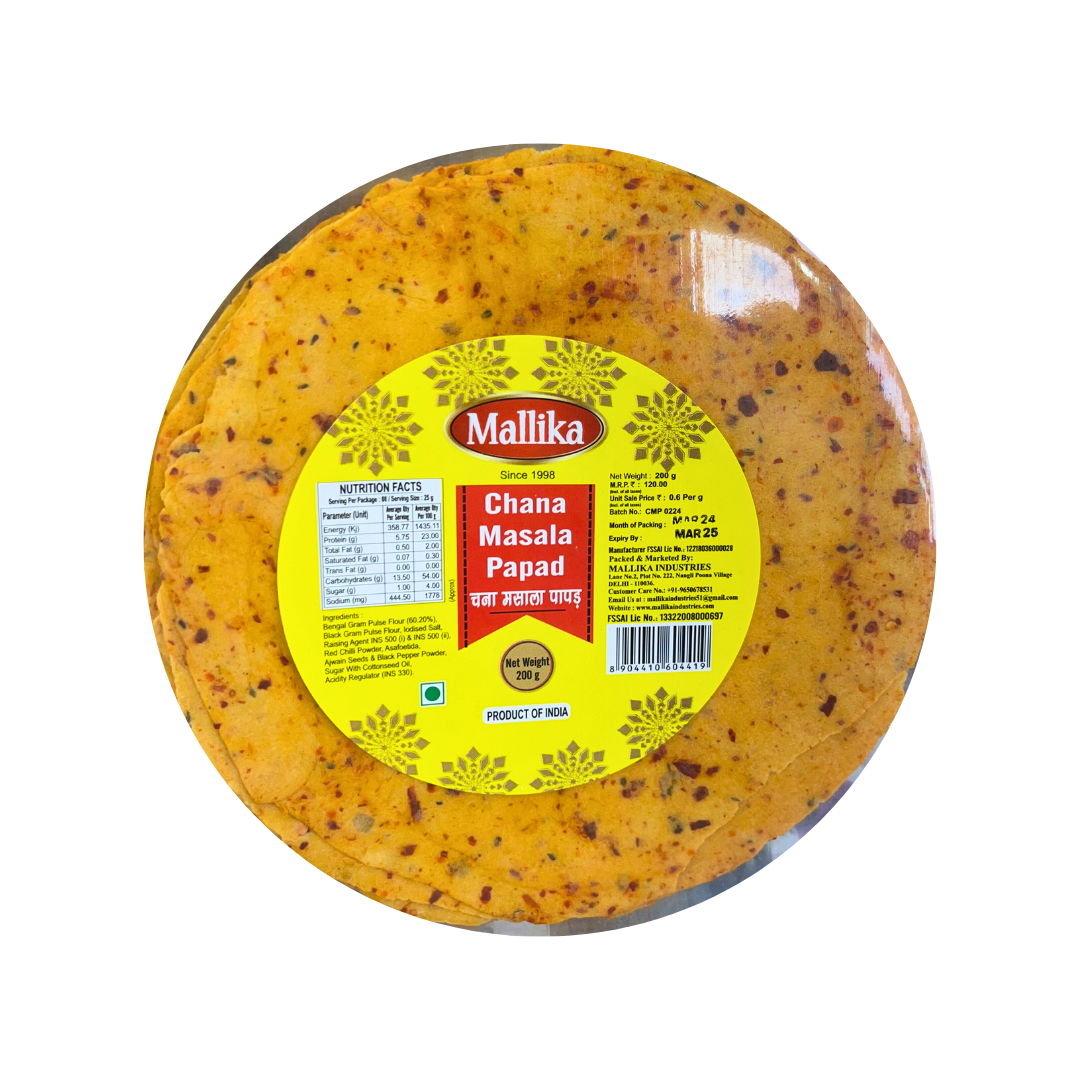 Chana Masala Papad 200g