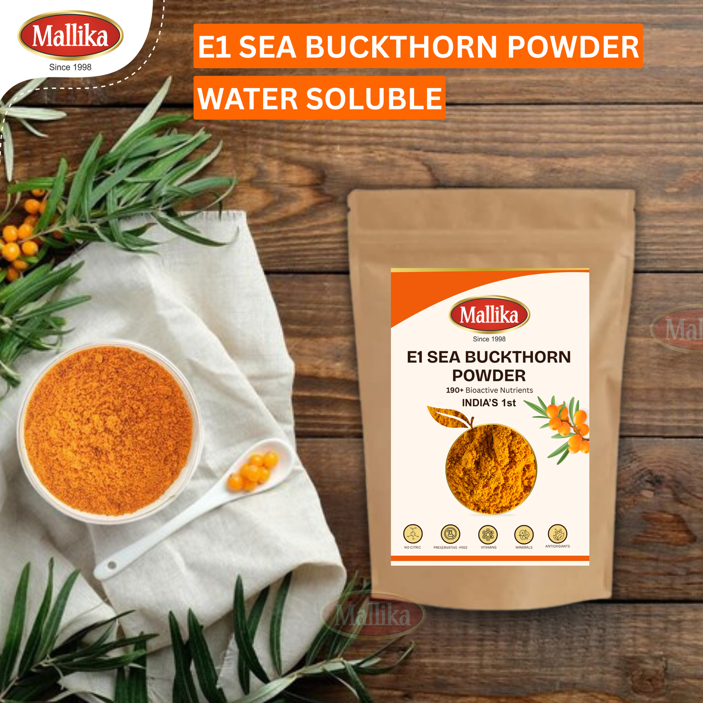 Sea Buckthorn Powder 100g