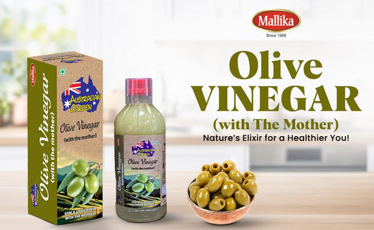 Mallika Olive Vinegar (with Mother) - 500Ml