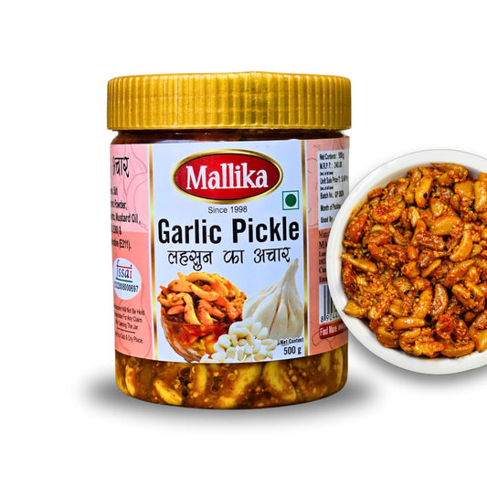 Mallika Garlic Pickle - 500G