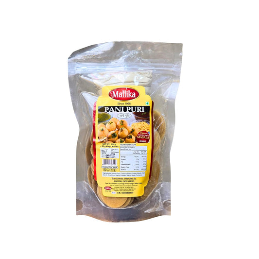Mallika Paani Puri - 200G with Masala 50G